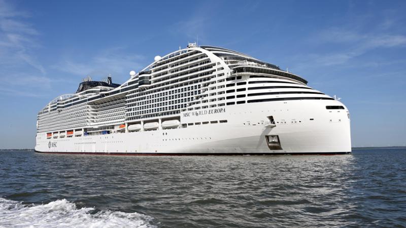 Itinerario MSC World Europa